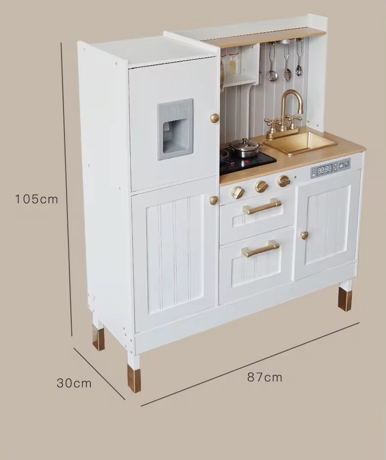 Modern Wooden Play Kitchen