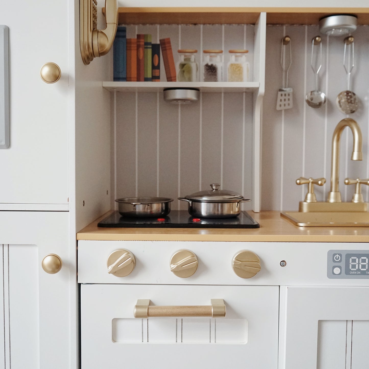 Modern Wooden Play Kitchen