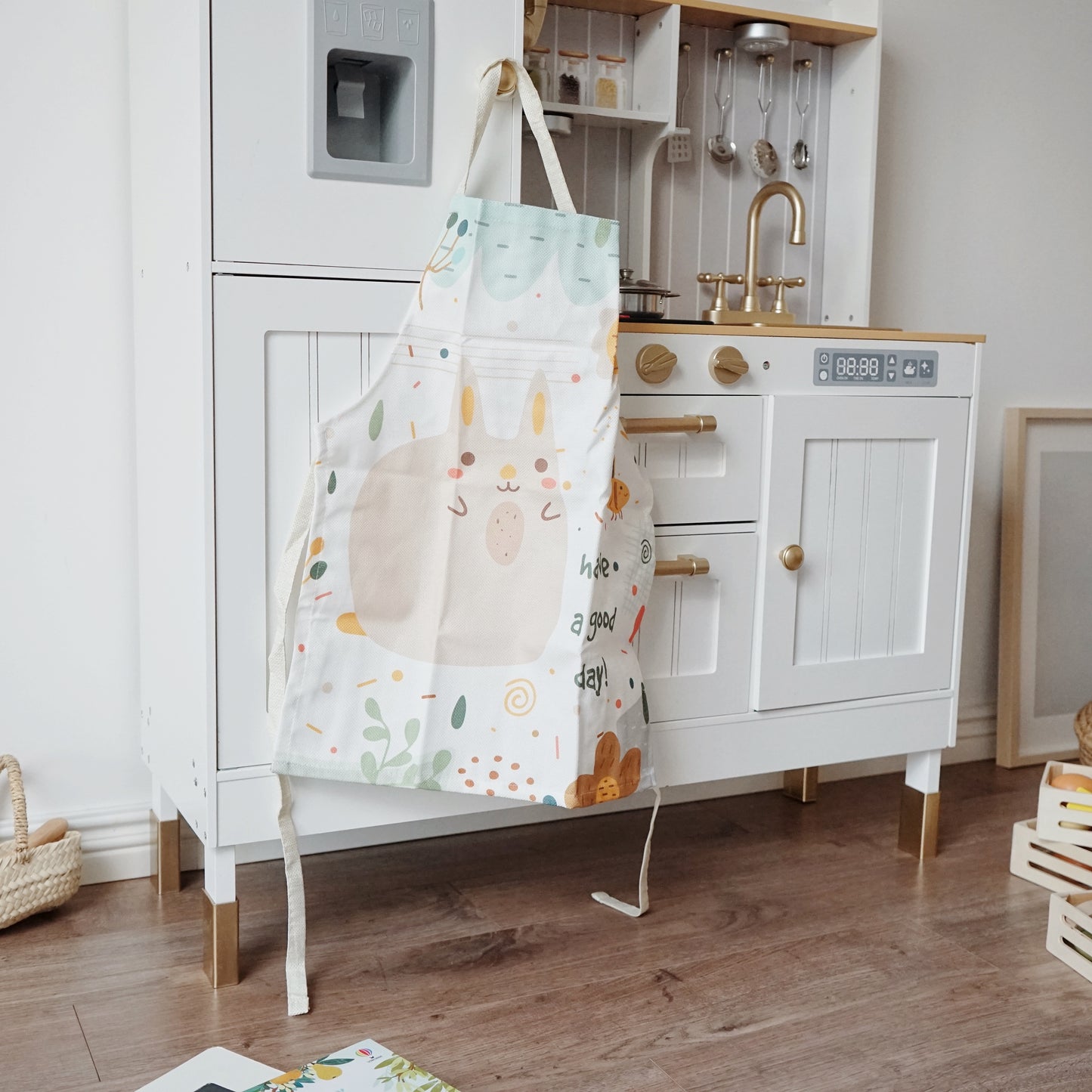 Modern Wooden Play Kitchen