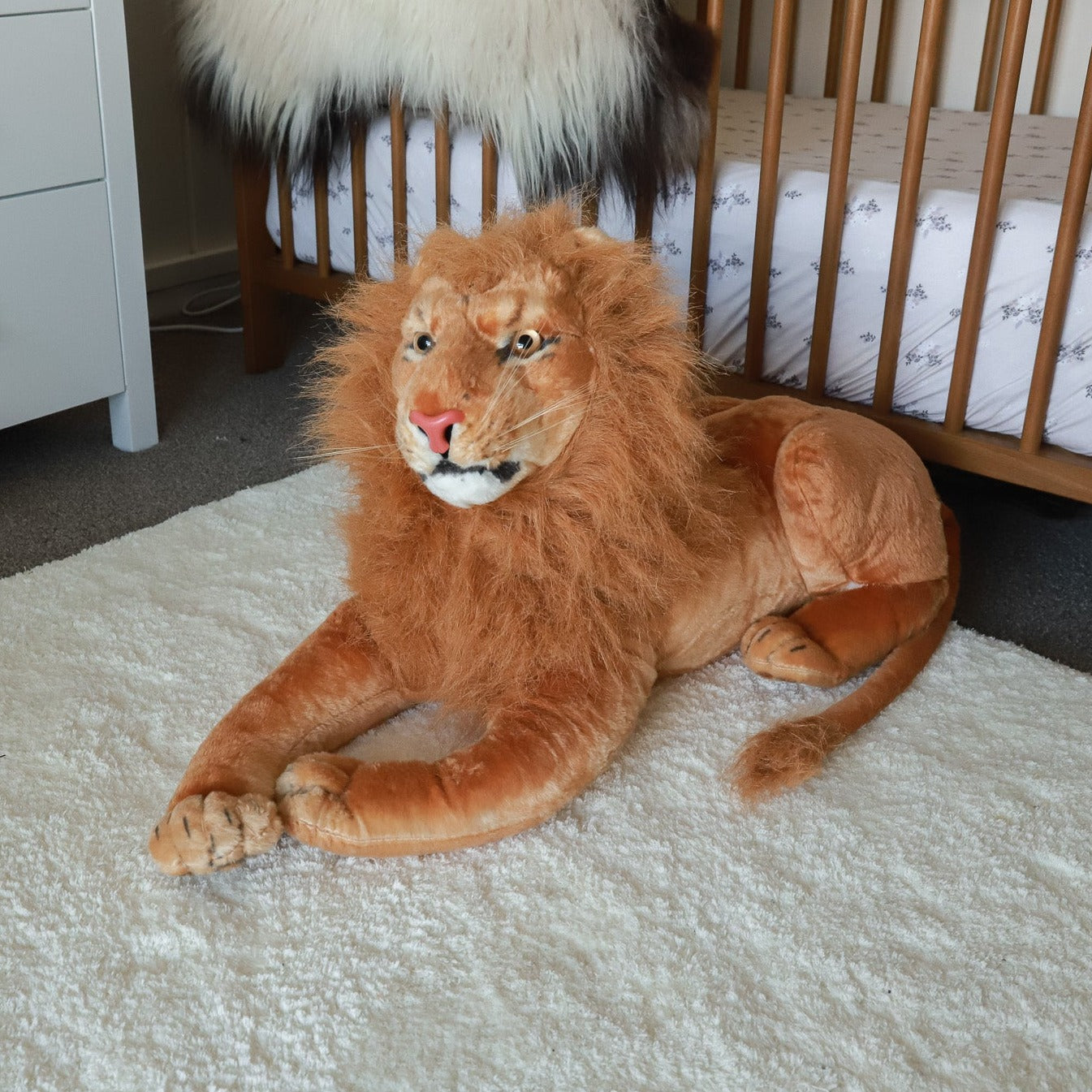 Lion Soft Toy Large Safari Animal lunaandhoney