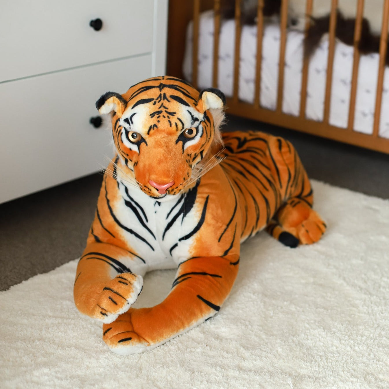 Tiger Soft Toy Large Safari Animal – lunaandhoney