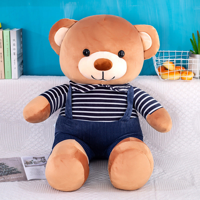 Teddy Bear in Blue Overalls