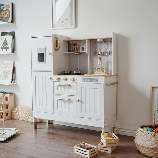 Modern Wooden Play Kitchen
