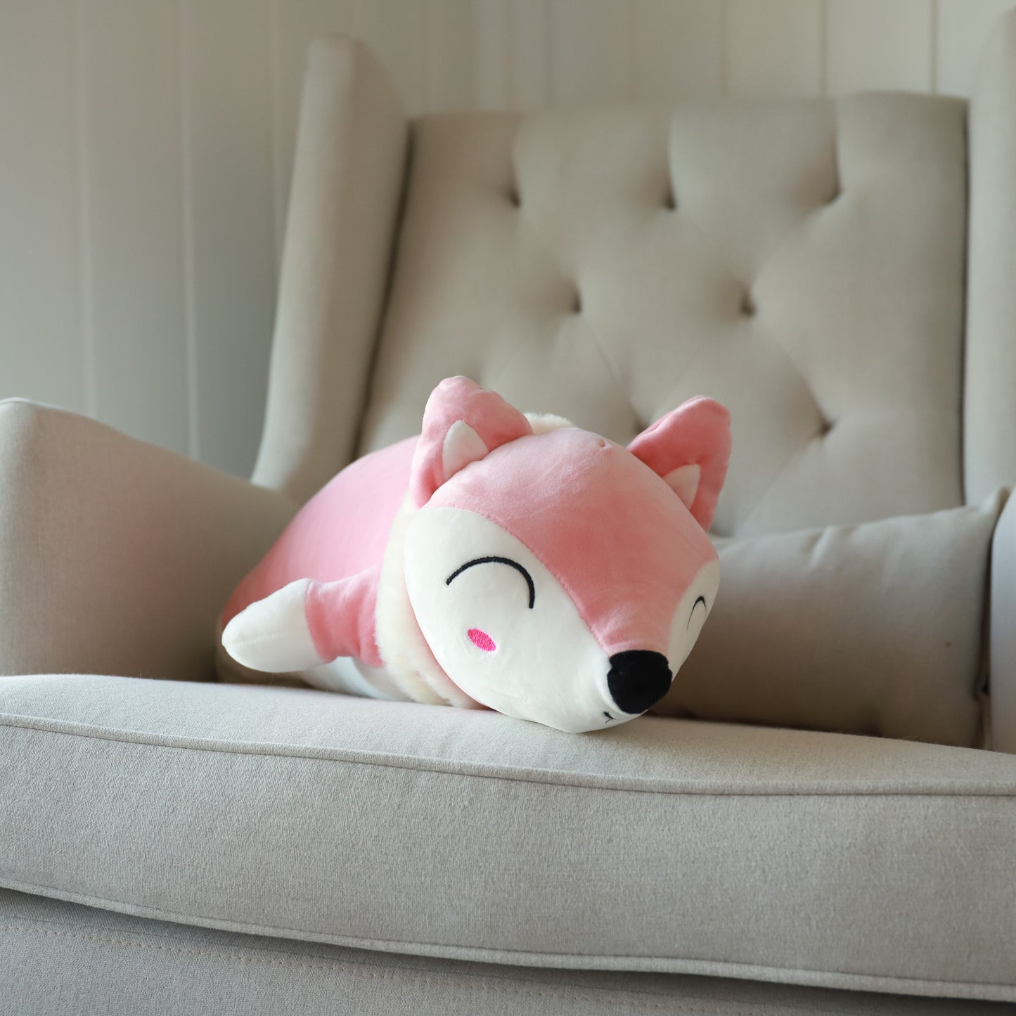 Pink Fox Plushie