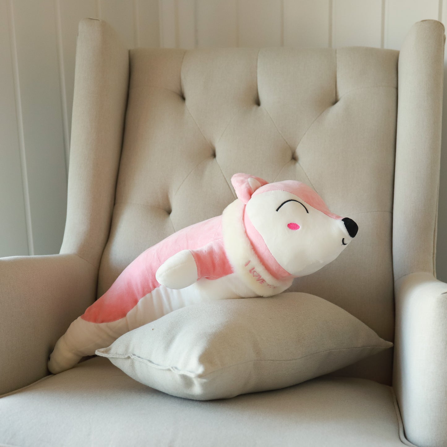 Pink Fox Plushie