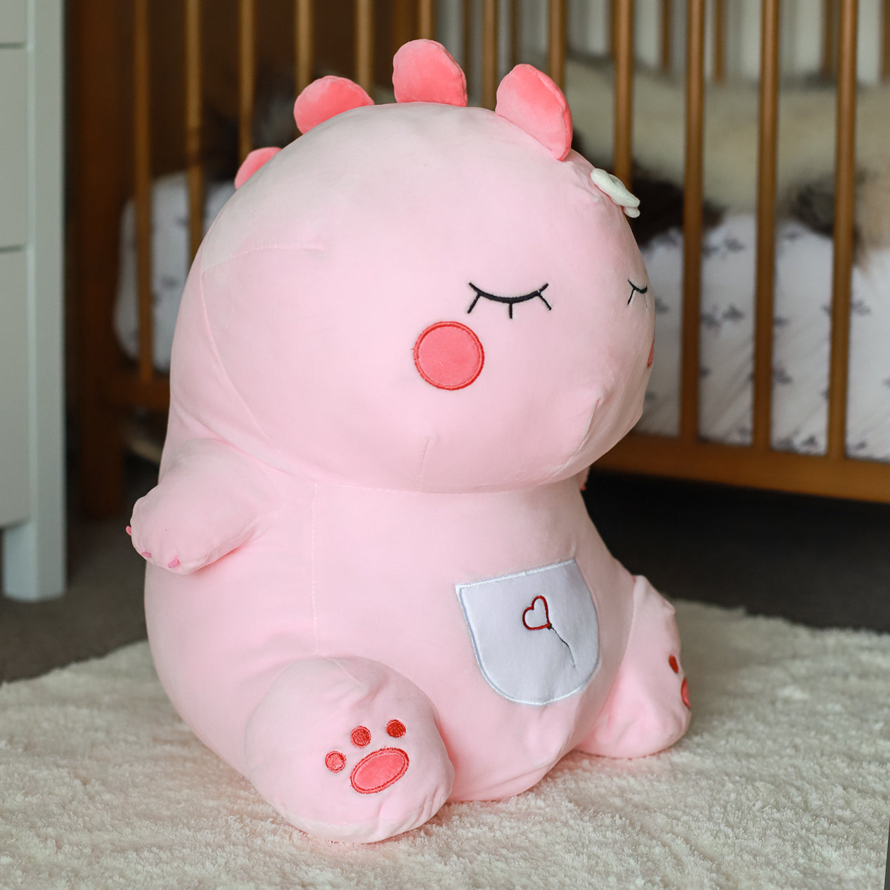 Pink Dinosaur Plushie